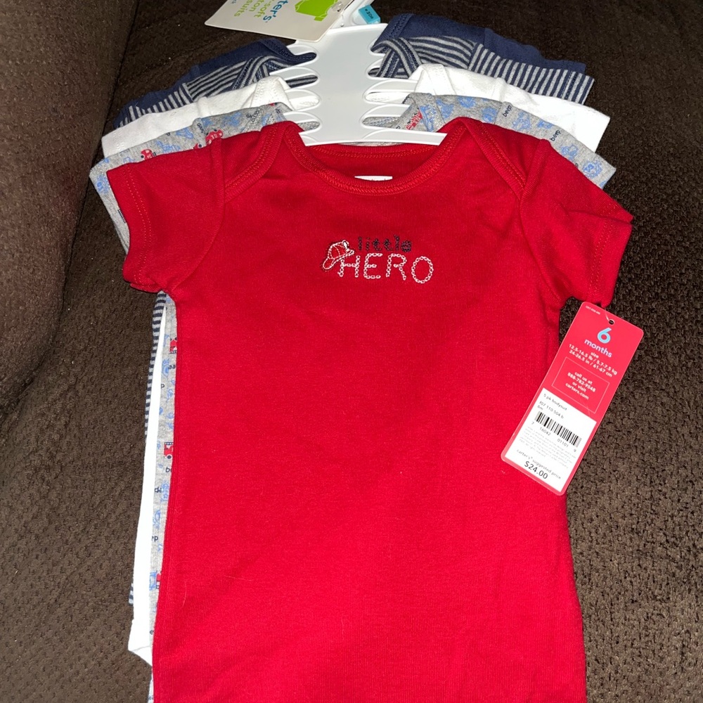 Carter's Baby Bodysuit Hero 5 pack